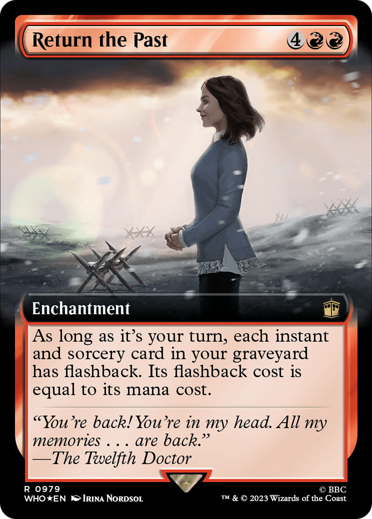 Return the Past (Extended Art) (Surge Foil) [Doctor Who] | Exor Games Truro