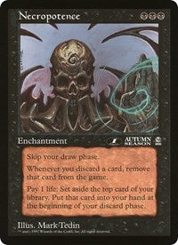 Necropotence (Oversized) [Oversize Cards] | Exor Games Truro