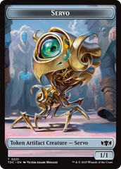 Servo // Warrior Double-Sided Token [Tarkir: Dragonstorm Commander Tokens] | Exor Games Truro