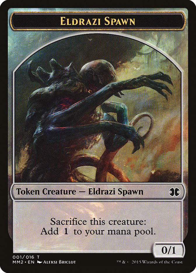 Eldrazi Spawn Token (001/016) [Modern Masters 2015 Tokens] | Exor Games Truro