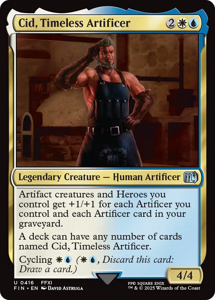 Cid, Timeless Artificer (0416) [FINAL FANTASY] | Exor Games Truro