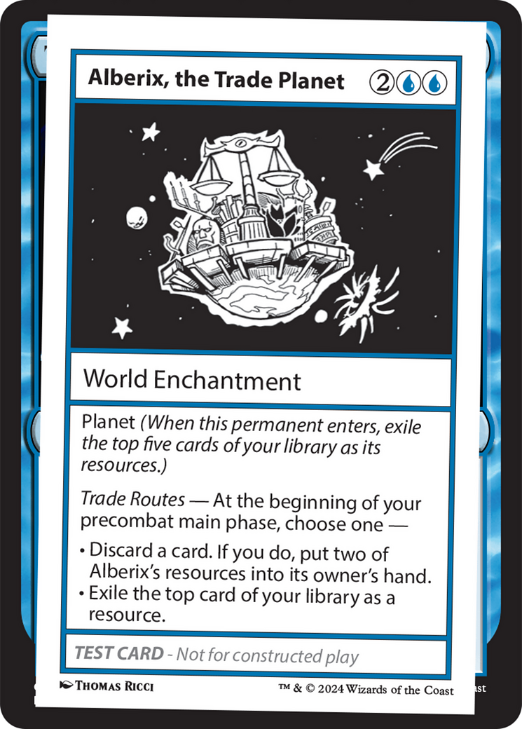 Alberix, the Trade Planet [Mystery Booster 2 Playtest Cards] | Exor Games Truro