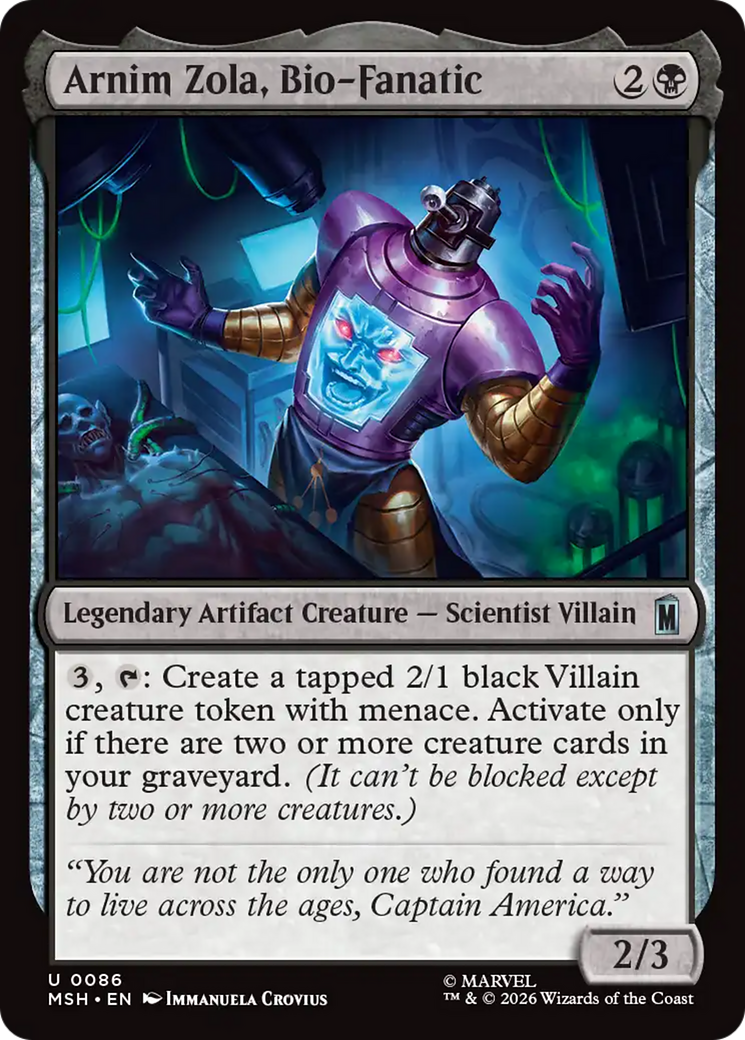 Arnim Zola, Bio-Fanatic [Marvel Super Heroes] | Exor Games Truro
