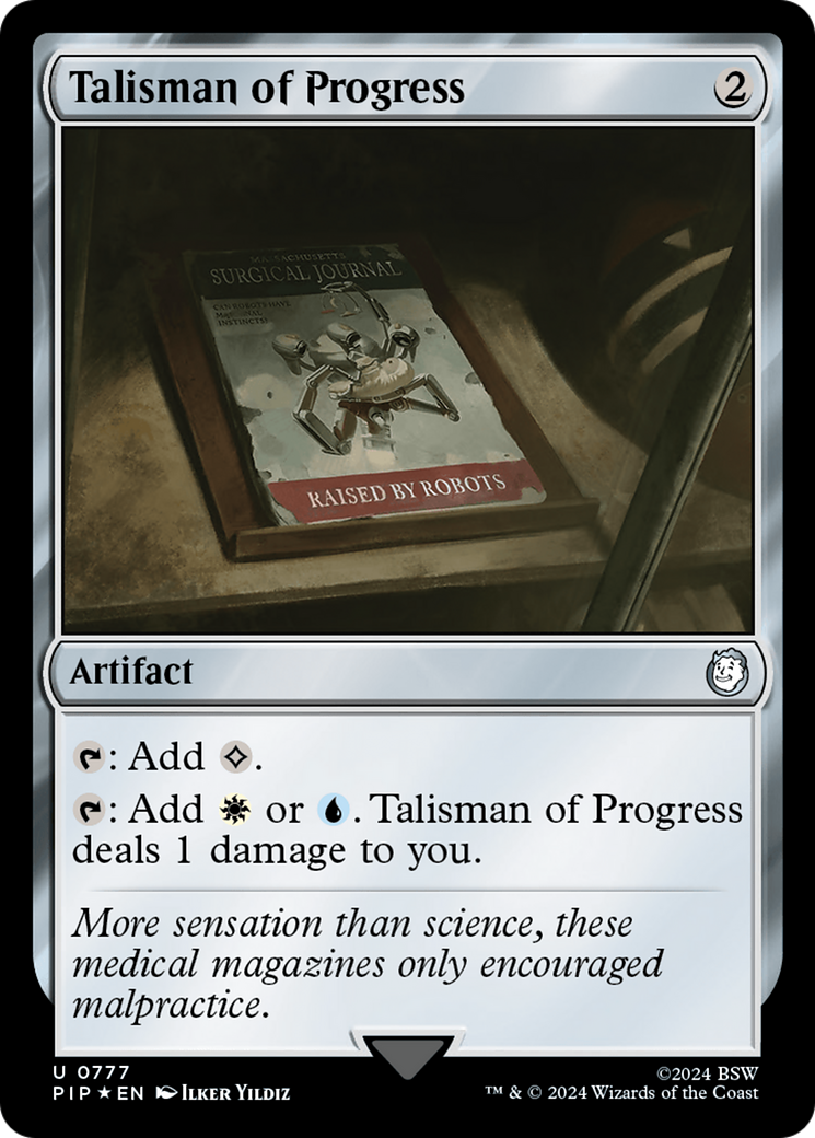 Talisman of Progress (Surge Foil) [Fallout] | Exor Games Truro