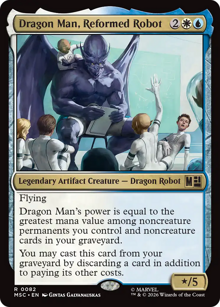 Dragon Man, Reformed Robot (Surge Foil) [Marvel Super Heroes Commander] | Exor Games Truro