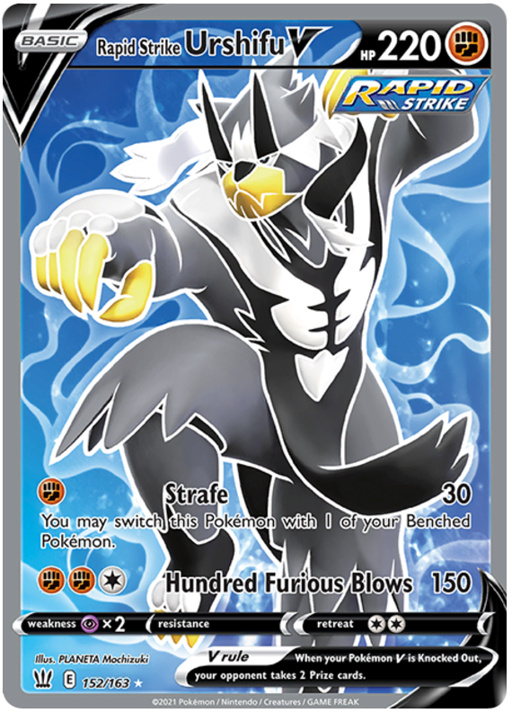 Rapid Strike Urshifu V (152/163) [Sword & Shield: Battle Styles] | Exor Games Truro