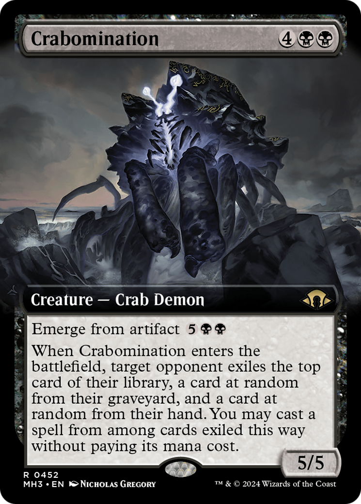 Crabomination (Extended Art) [Modern Horizons 3] | Exor Games Truro