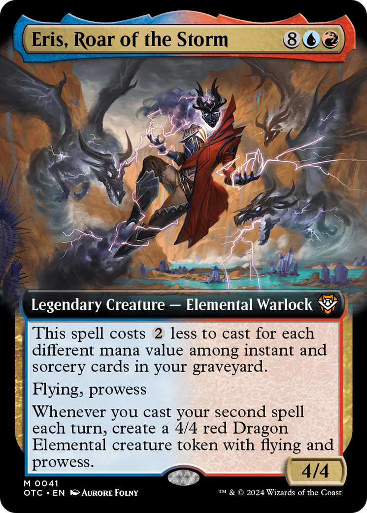 Eris, Roar of the Storm (Extended Art) [Outlaws of Thunder Junction Commander] | Exor Games Truro