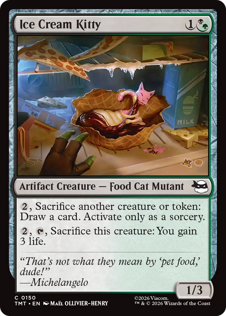 Ice Cream Kitty [Teenage Mutant Ninja Turtles] | Exor Games Truro