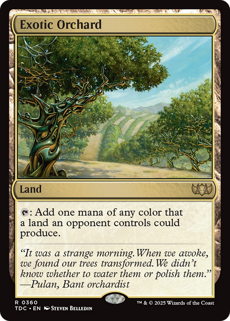 Exotic Orchard [Tarkir: Dragonstorm Commander] | Exor Games Truro