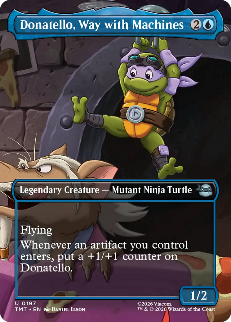Donatello, Way with Machines (Borderless) [Teenage Mutant Ninja Turtles] | Exor Games Truro