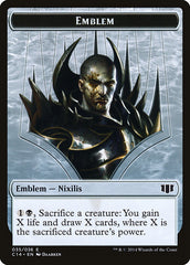 Ob Nixilis of the Black Oath Emblem // Zombie (016/036) Double-Sided Token [Commander 2014 Tokens] | Exor Games Truro