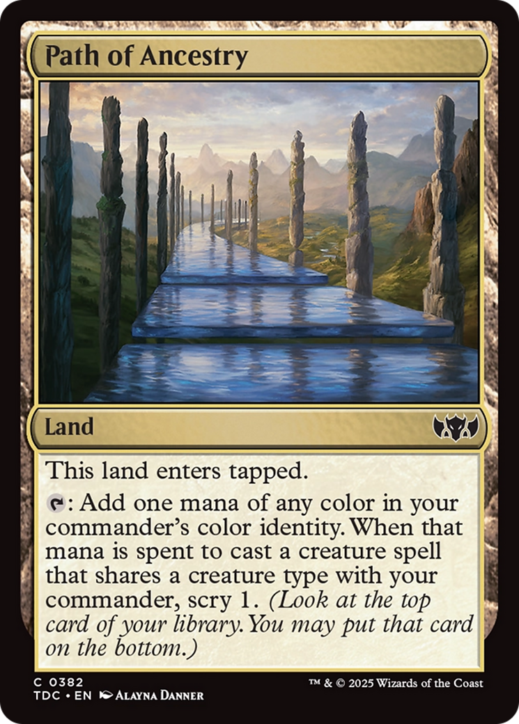 Path of Ancestry [Tarkir: Dragonstorm Commander] | Exor Games Truro