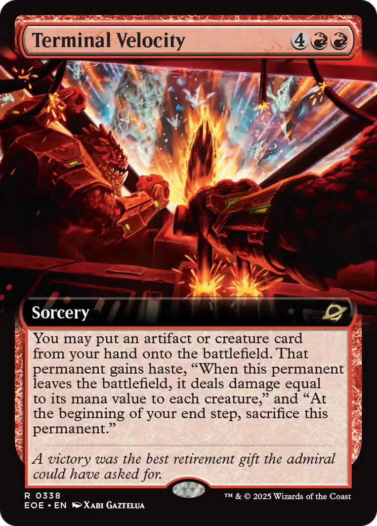 Terminal Velocity (Extended Art) [Edge of Eternities] | Exor Games Truro