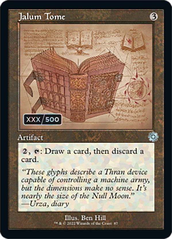 Jalum Tome (Retro Schematic) (Serialized) [The Brothers' War Retro Artifacts] | Exor Games Truro