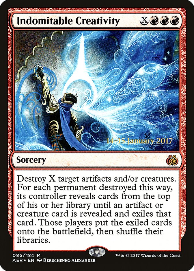 Indomitable Creativity [Aether Revolt Prerelease Promos] | Exor Games Truro