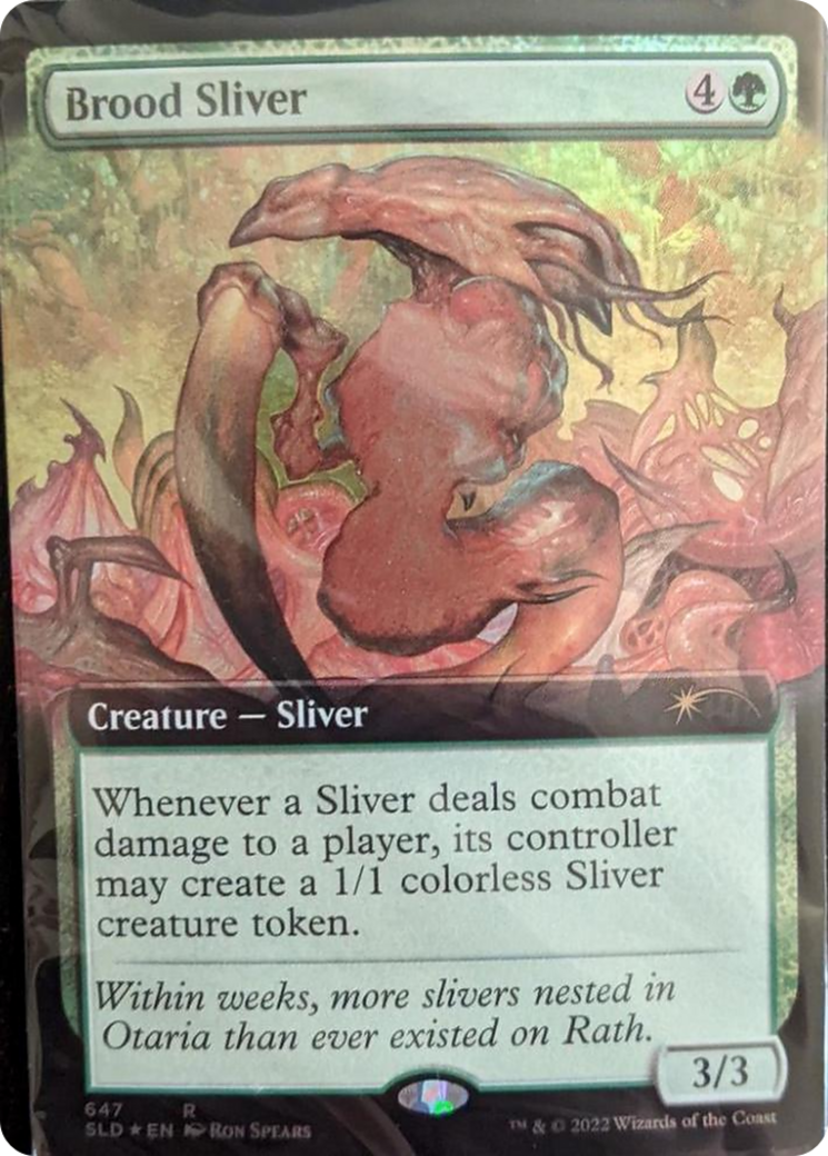 Brood Sliver (Extended Art) [Secret Lair Drop Promos] | Exor Games Truro