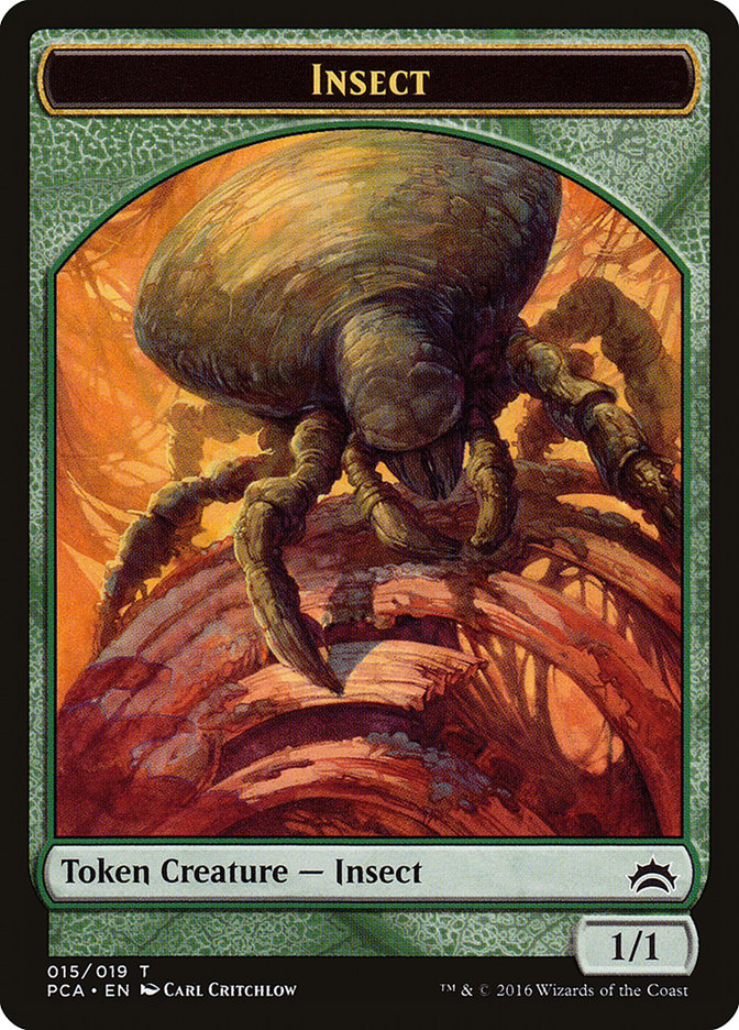 Insect Token [Planechase Anthology Tokens] | Exor Games Truro