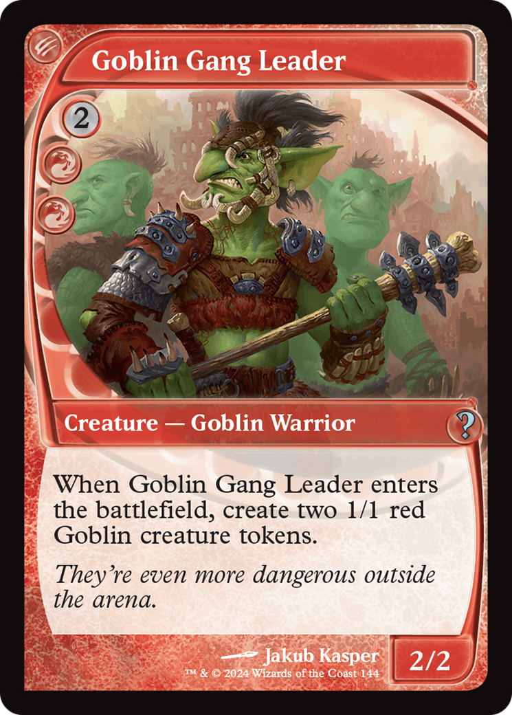 Goblin Gang Leader (Future Sight) [Mystery Booster 2] | Exor Games Truro