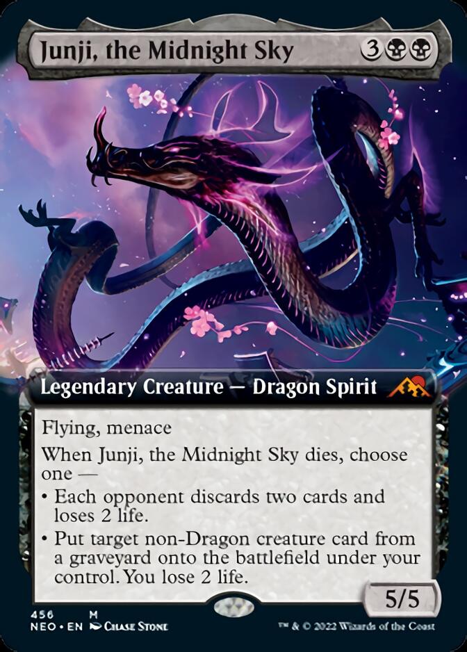 Junji, the Midnight Sky (Extended Art) [Kamigawa: Neon Dynasty] | Exor Games Truro