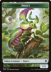 Angel Warrior // Insect Double-Sided Token [Zendikar Rising Tokens] | Exor Games Truro