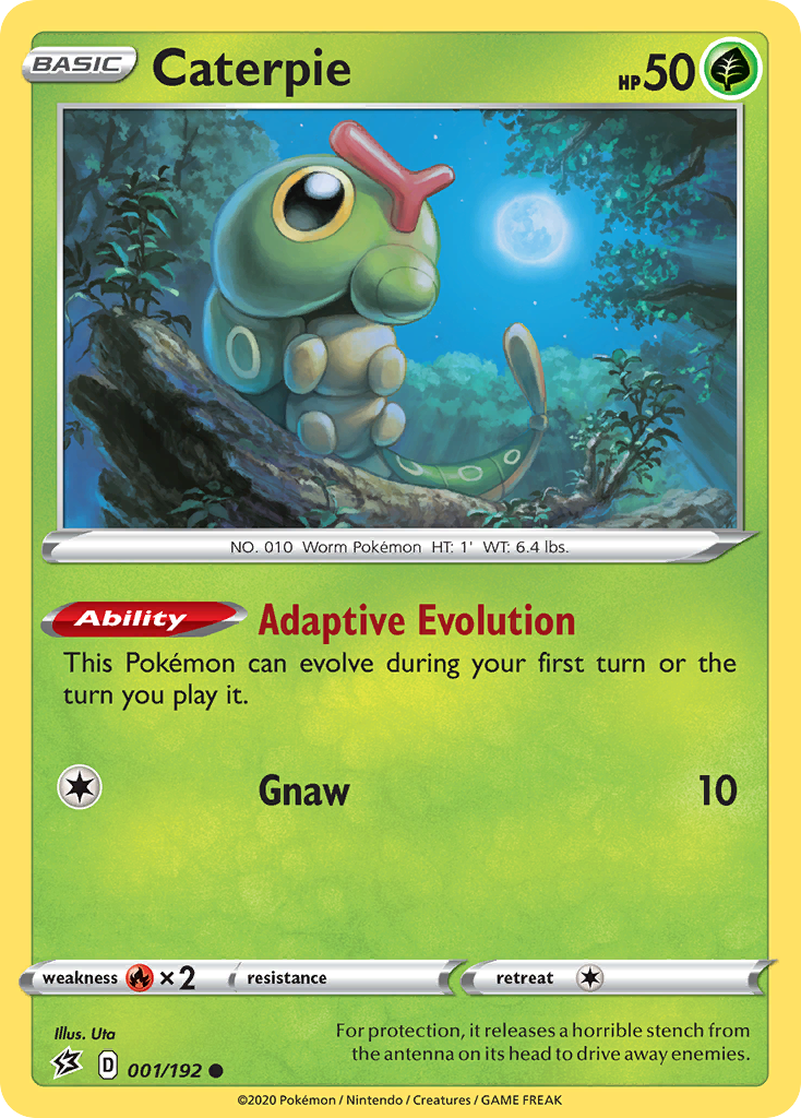 Caterpie (001/192) [Sword & Shield: Rebel Clash] | Exor Games Truro