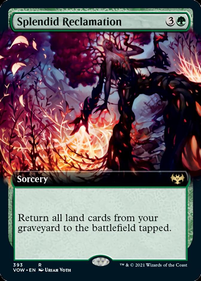 Splendid Reclamation (Extended Art) [Innistrad: Crimson Vow] | Exor Games Truro