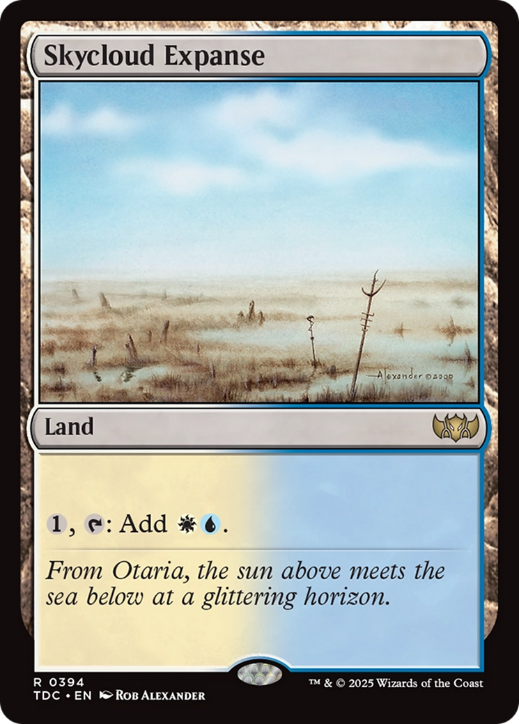 Skycloud Expanse [Tarkir: Dragonstorm Commander] | Exor Games Truro