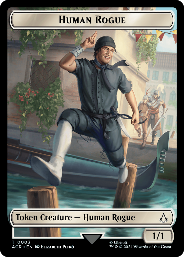 Human Rogue Token [Assassin's Creed Tokens] | Exor Games Truro