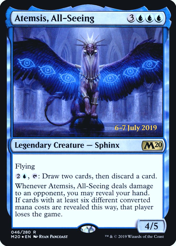 Atemsis, All-Seeing [Core Set 2020 Prerelease Promos] | Exor Games Truro