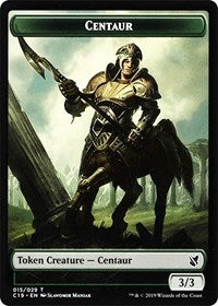 Centaur // Egg Double-Sided Token [Commander 2019 Tokens] | Exor Games Truro