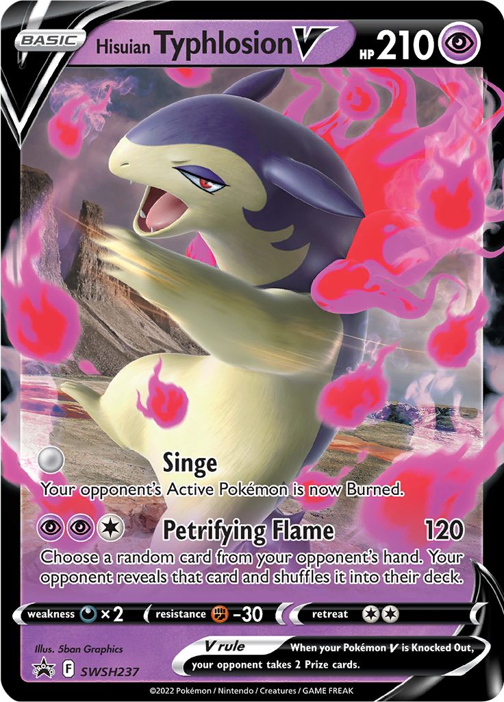 Hisuian Typhlosion V (SWSH237) [Sword & Shield: Black Star Promos] | Exor Games Truro