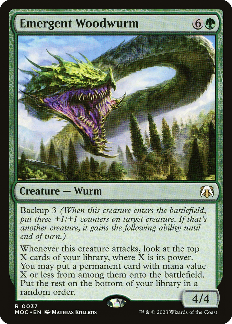 Emergent Woodwurm [March of the Machine Commander] | Exor Games Truro