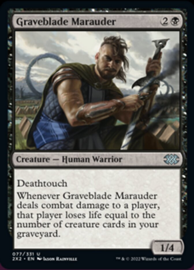 Graveblade Marauder [Double Masters 2022] | Exor Games Truro