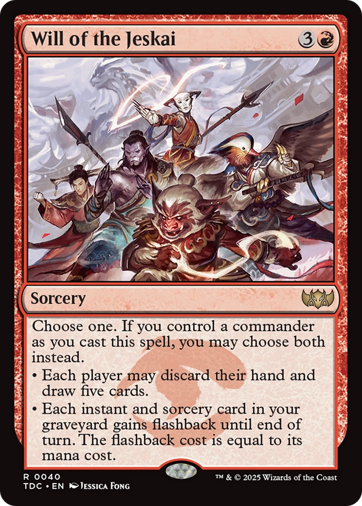Will of the Jeskai [Tarkir: Dragonstorm Commander] | Exor Games Truro