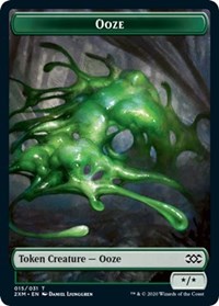 Ooze // Wurm (030) Double-Sided Token [Double Masters Tokens] | Exor Games Truro