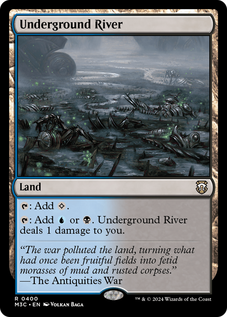 Underground River (Ripple Foil) [Modern Horizons 3 Commander] | Exor Games Truro