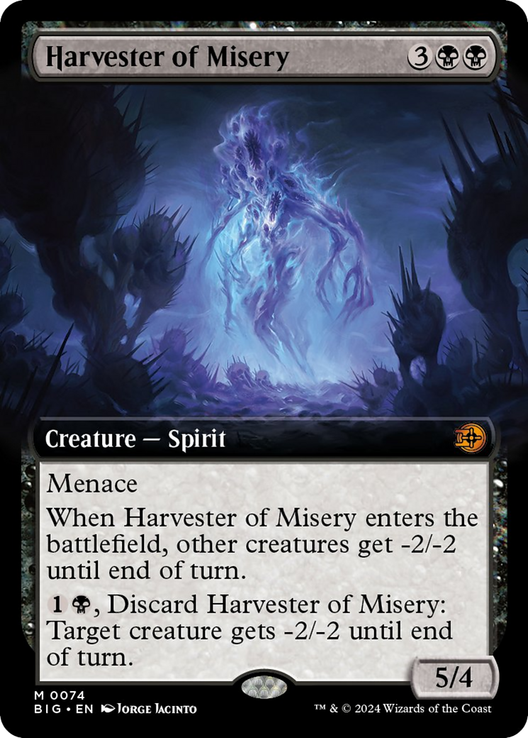 Harvester of Misery (Extended Art) [Outlaws of Thunder Junction: The Big Score] | Exor Games Truro