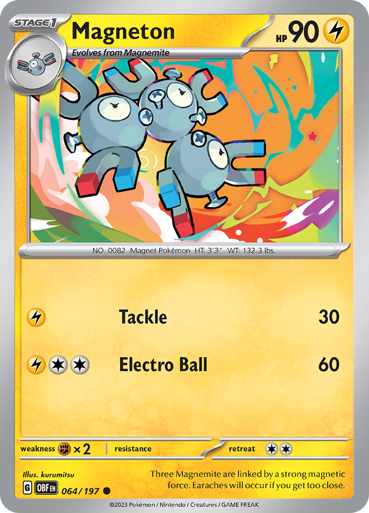 Magneton (064/197) [Scarlet & Violet: Obsidian Flames] | Exor Games Truro