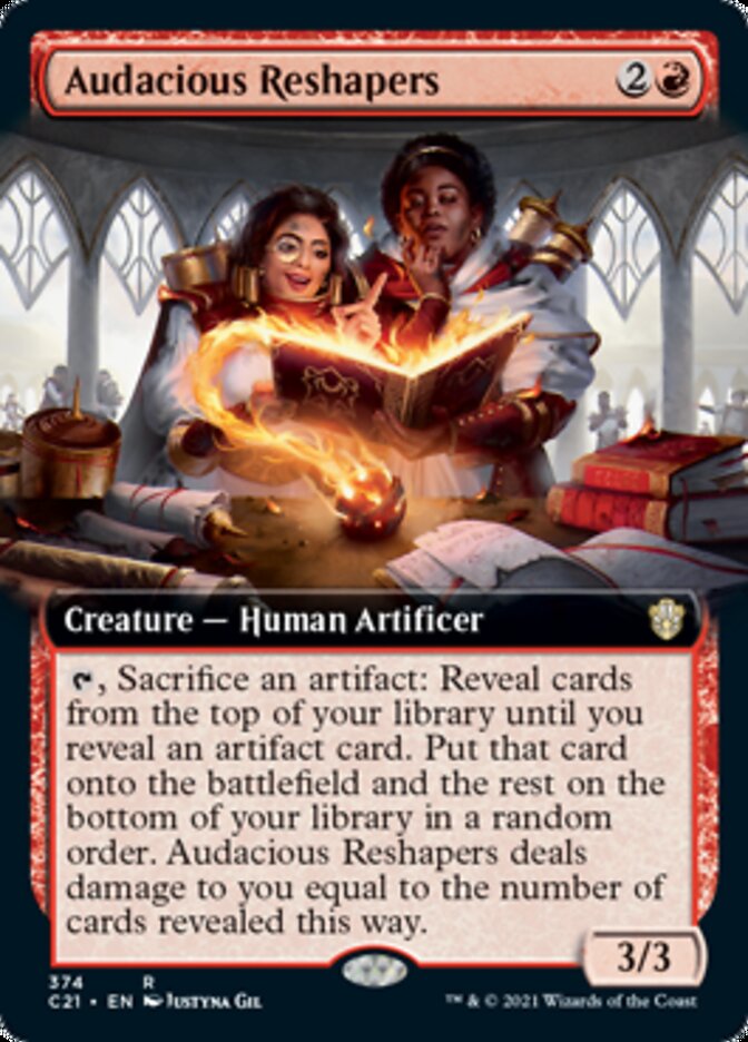 Audacious Reshapers (Extended Art) [Commander 2021] | Exor Games Truro