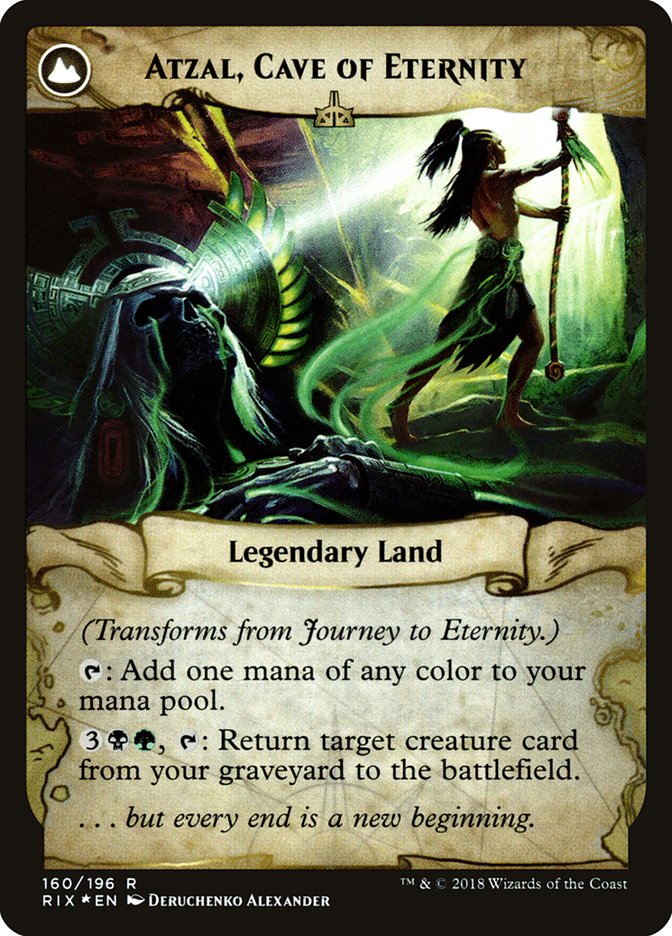 Journey to Eternity // Atzal, Cave of Eternity [Rivals of Ixalan Prerelease Promos] | Exor Games Truro