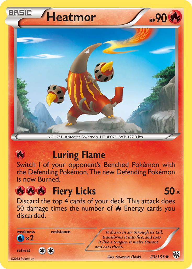 Heatmor (23/135) [Black & White: Plasma Storm] | Exor Games Truro