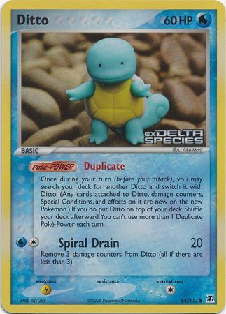 Ditto (64/113) (Stamped) [EX: Delta Species] | Exor Games Truro