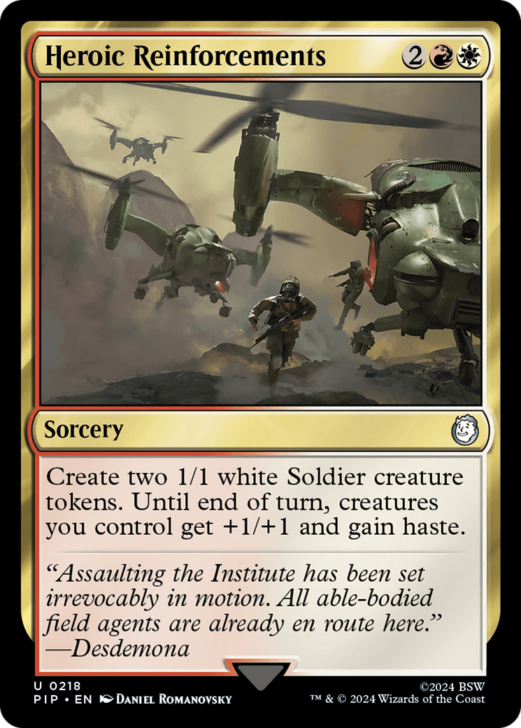 Heroic Reinforcements [Fallout] | Exor Games Truro