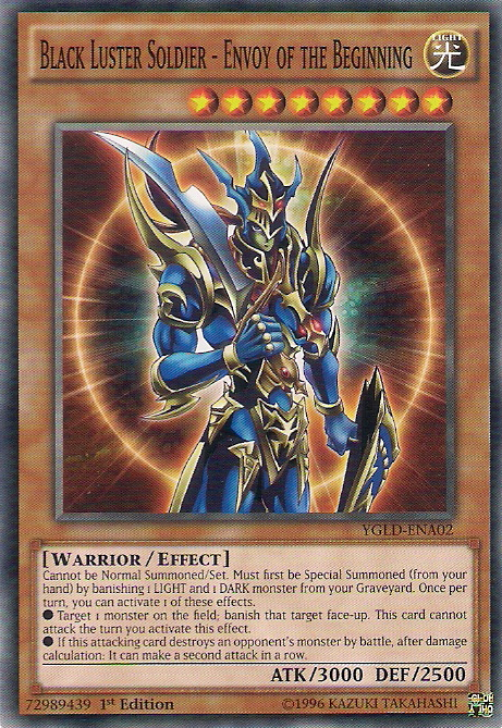 Black Luster Soldier - Envoy of the Beginning [YGLD-ENA02] Common | Exor Games Truro