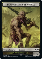 Spawn // Plaguebearer of Nurgle Double-Sided (Surge Foil) [Warhammer 40,000 Tokens] | Exor Games Truro