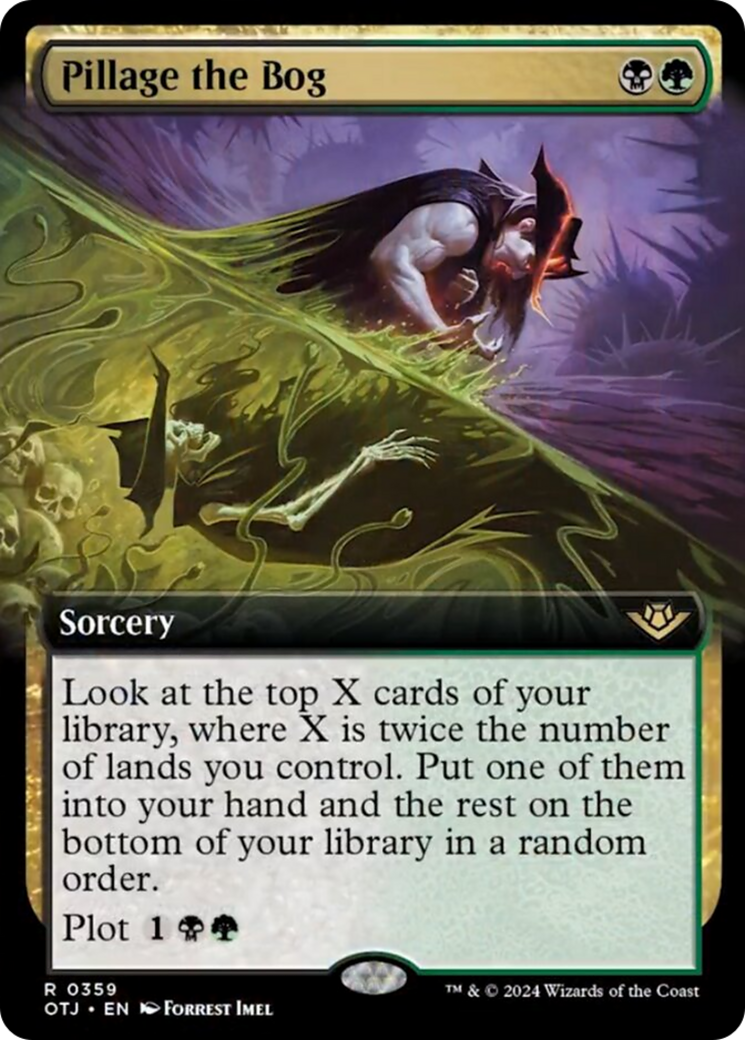 Pillage the Bog (Extended Art) [Outlaws of Thunder Junction] | Exor Games Truro