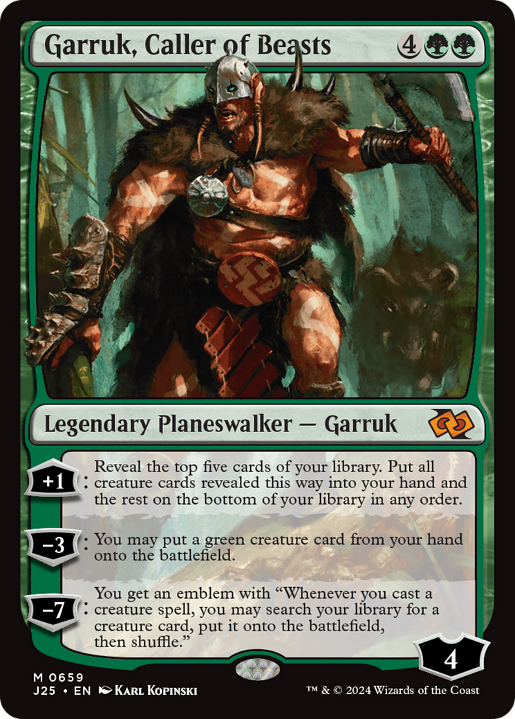 Garruk, Caller of Beasts [Foundations Jumpstart] | Exor Games Truro