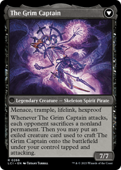 Throne of the Grim Captain // The Grim Captain [The Lost Caverns of Ixalan Prerelease Cards] | Exor Games Truro