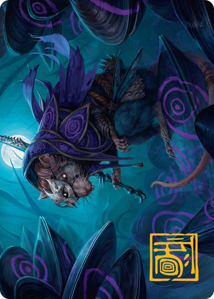 Nightwhorl Hermit Art Card (Gold-Stamped Signature) [Bloomburrow Art Series] | Exor Games Truro